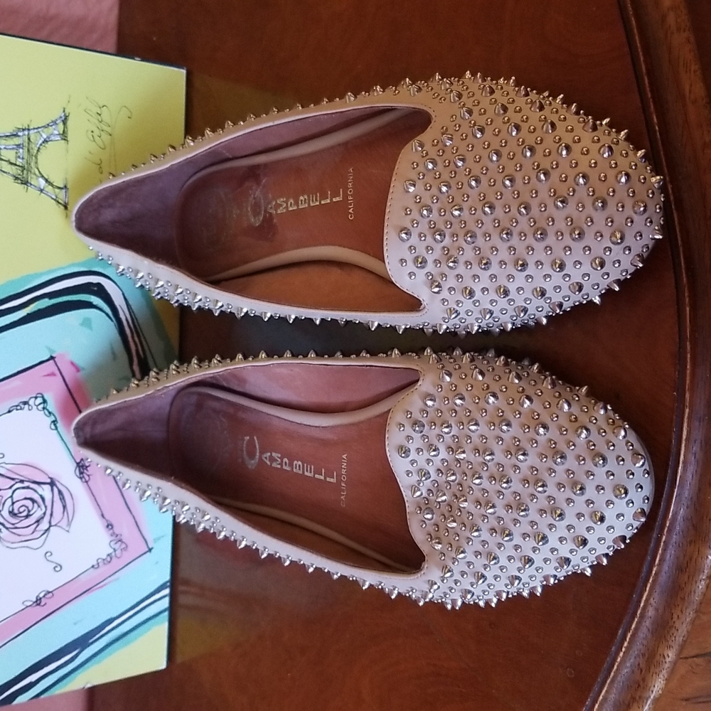 Jeffrey Campbell Martini Studded Flats - Picture 2 of 7